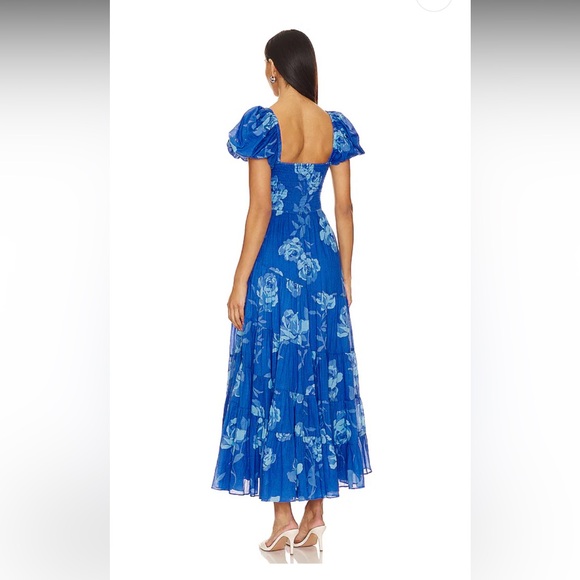 Free People Short Sleeve Sundrenched Maxi Dress NWT - Picture 2 of 4